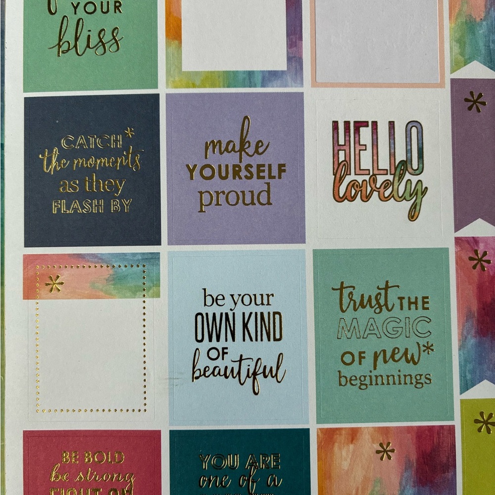 Erin Condren Colorful Decorative Stickers Set - Picture 7 of 12